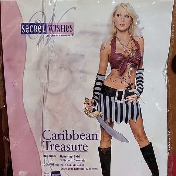 Womens "Caribbean Treasure" Costume - Picture 2 of 4